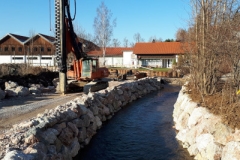 Baufortschritt Hochwasserschutz Faule Ach Pfr.-Meilingen