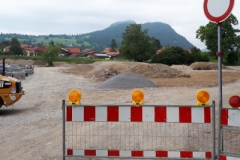 Straßenbauarbeiten im Obweg