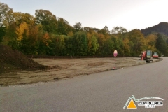 Baubeginn Wanderparkplatz in Pfr.-Kappel