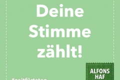 "Deine Stimme zählt"