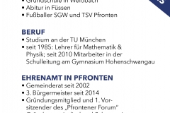 Bürgermeisterkandidat Alfons Haf