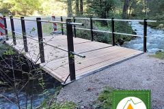 neue Brücke im Achtal