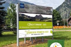 Digitale Anzeigentafel - eine Idee der Pfrontner Liste